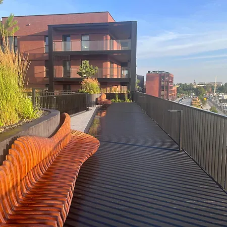شقة Leo Old Town Apartment- Airconditioning, Sauna, Gym, Kids'play غدانسك